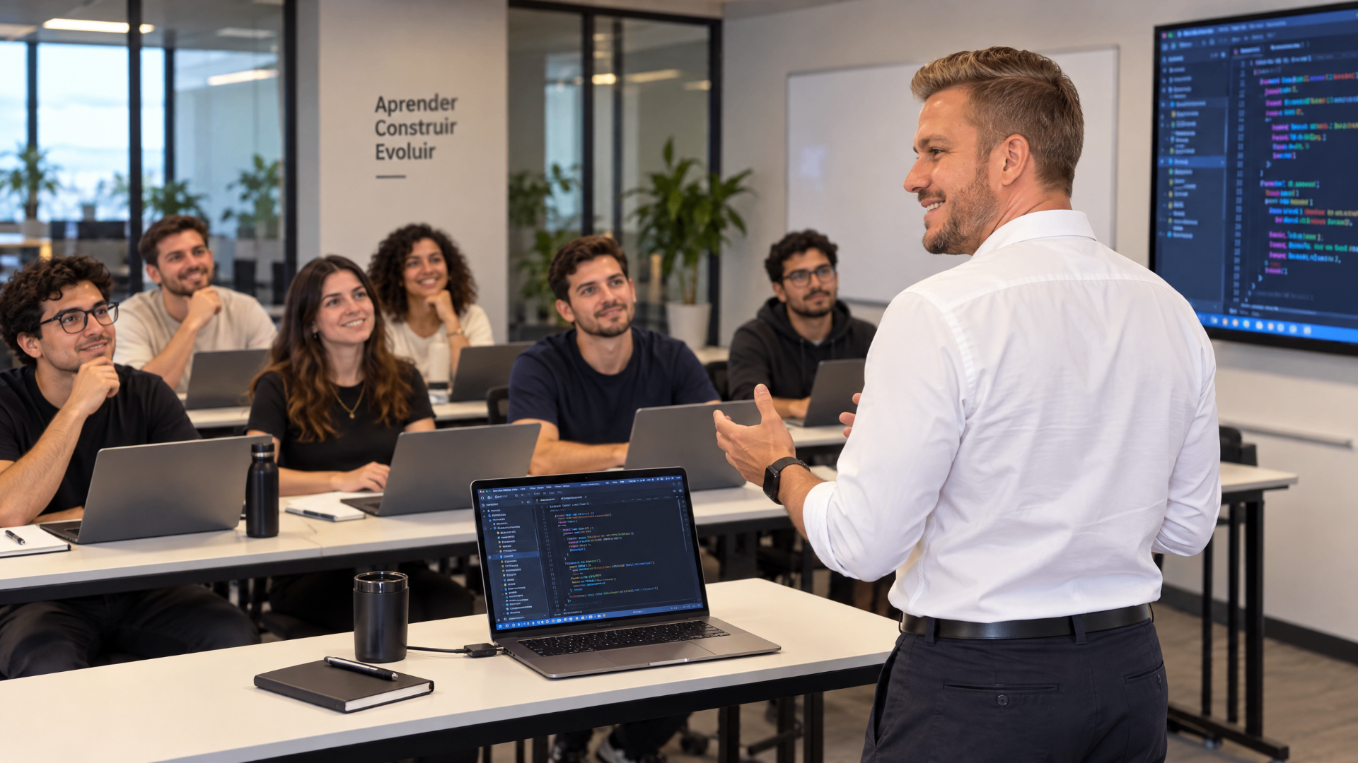 Educadores e gestores construindo um app de preparação para o ENEM com inteligência artificial